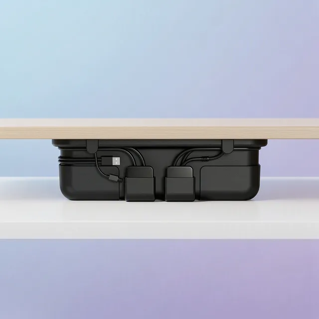 AeroQuill CableCaddy Under-Desk Organizer