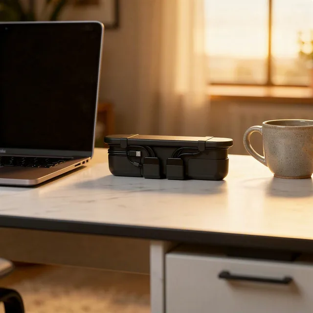 AeroQuill CableCaddy Under-Desk Organizer
