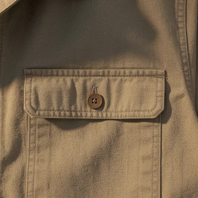 Auralink Button-Front Utility Shacket