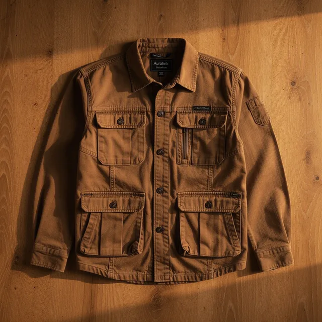 Auralink ButtonFront Utility Shacket