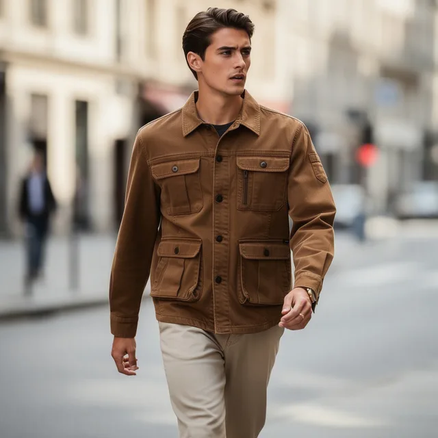 Auralink ButtonFront Utility Shacket
