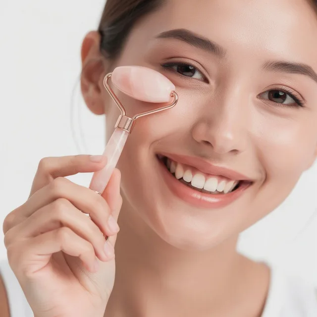 Aurapulse QuartzGlow Facial Roller