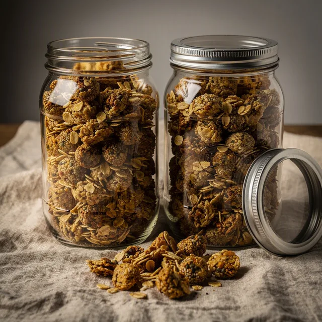 CasaGrain Omega Seed Granola Jars