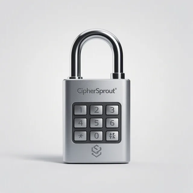 CipherSprout Password Auth Keypad Padlock