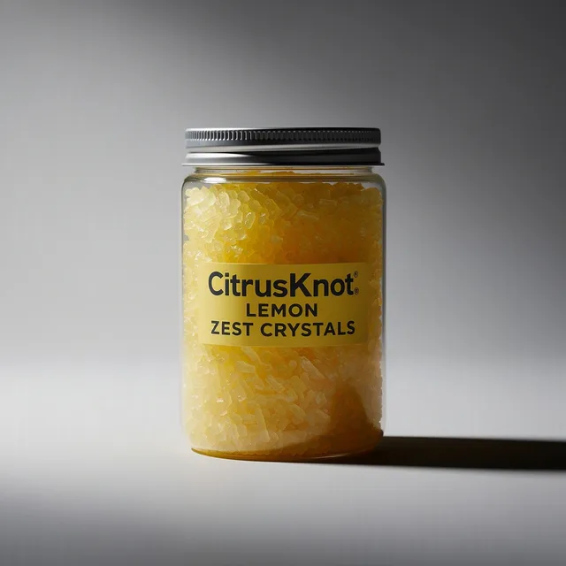 CitrusKnot Lemon Zest Crystals