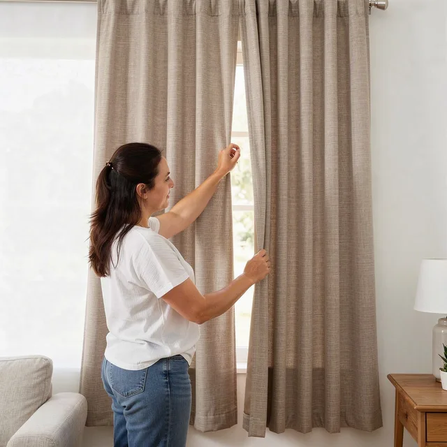 CozyCasa Home WarmWoven Thermal Curtains Set