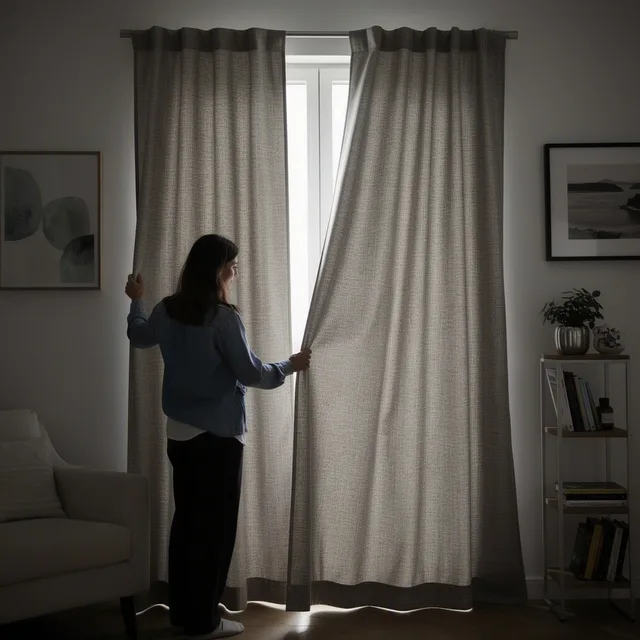 CozyCasa WarmWeave Thermal Curtains Set