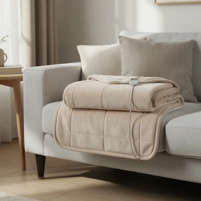 CozyRail WarmRidge Heated Throw Cover