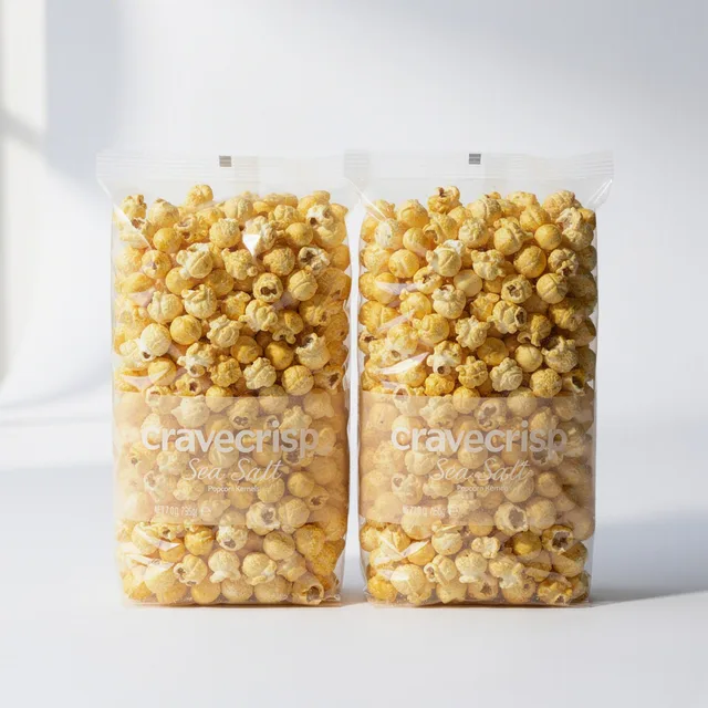 Cravecrisp Sea Salt Popcorn Kernels Duo