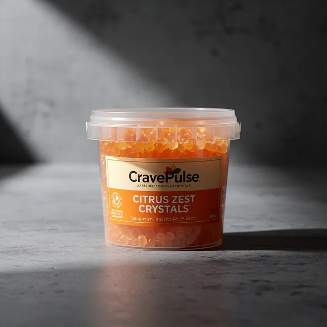 CravePulse Citrus Zest Crystals Tub