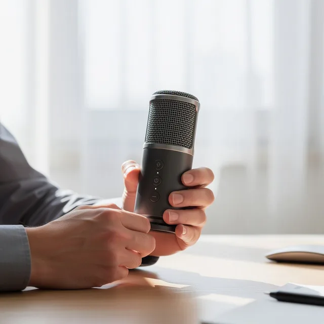 EchoGleam Desktop USB Microphone