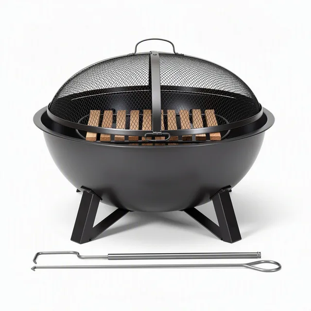 EmberGlow Steel Fire Pit