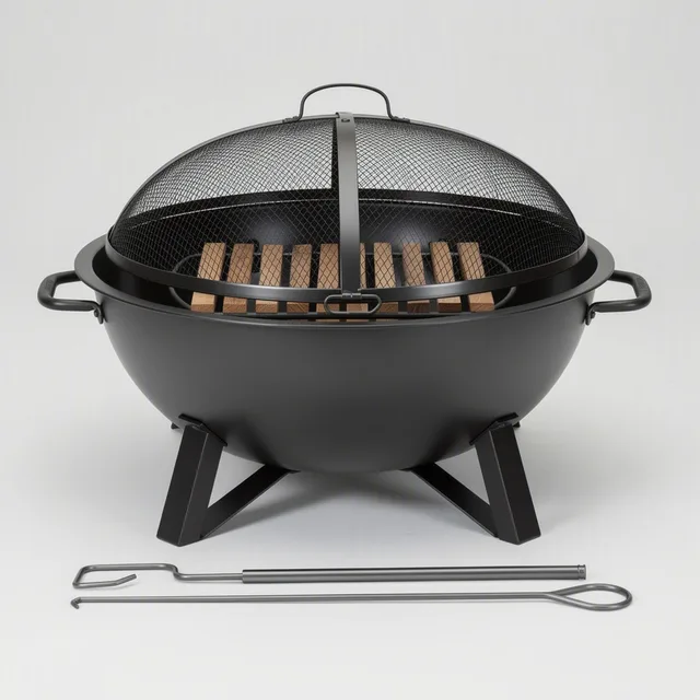 EmberGlow Steel Fire Pit