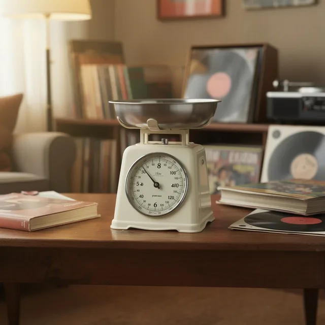 Enamel Kitchen Scale