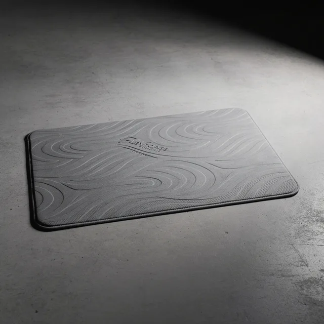 FlexForge Athletics GripWave Non-Slip Bath Mat