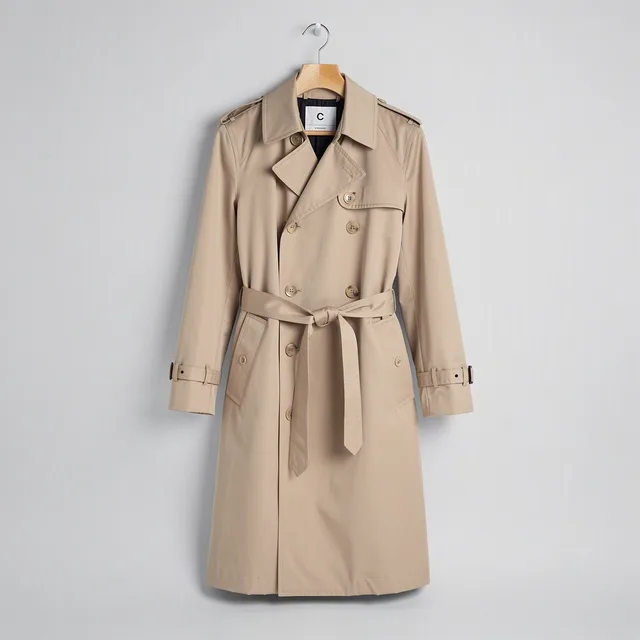 Gabardine Trench Coat