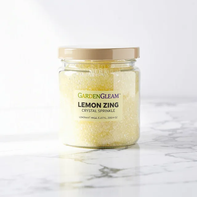 GardenGleam Lemon Zing Crystal Sprinkle