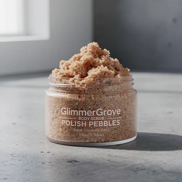 GlimmerGrove Body Scrub Polish Pebbles