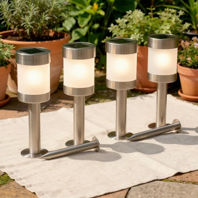 GlimmerLumen Solar Path Stake Lights