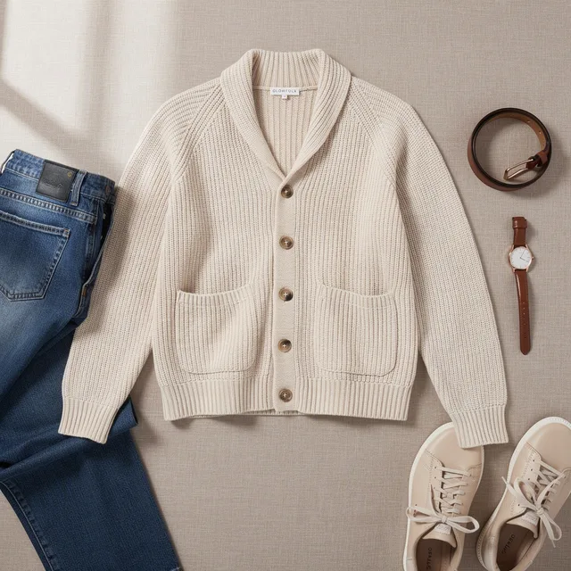 Glowfolk Comfort-Soft Knit Cardigan