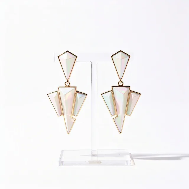 GlowFolk PrismTone Statement Earrings