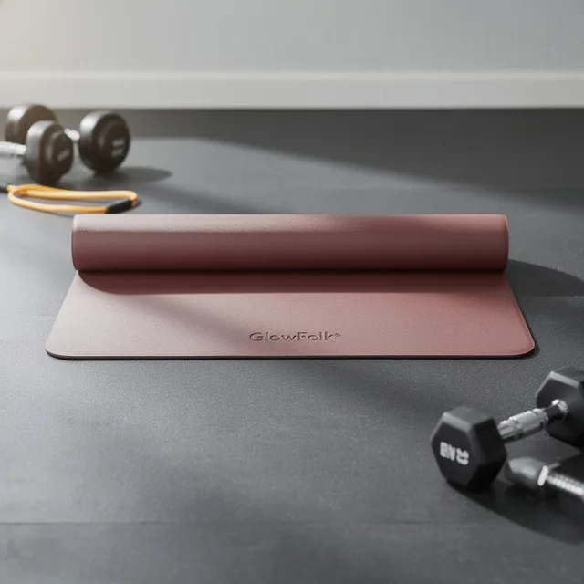 GlowFolk SportStep AntiSlip Yoga Mat