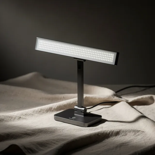 GlowGrid LED Desk Lamp