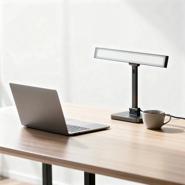 GlowGrid LED Desk Lamp