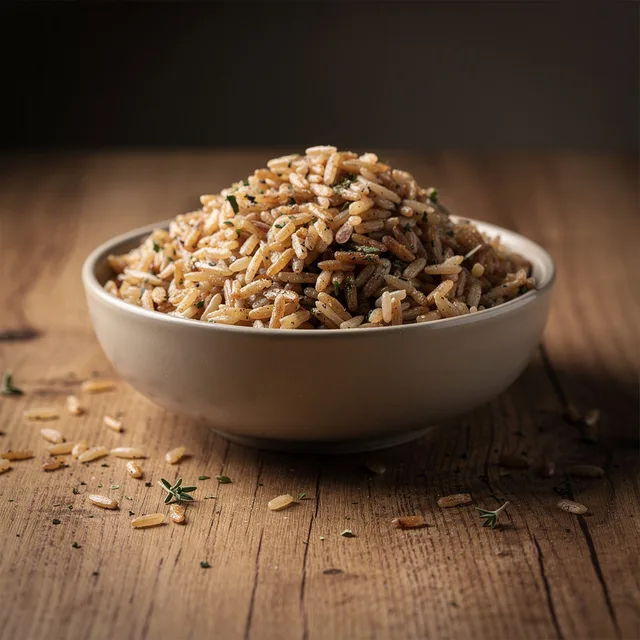 HarvestHush Savory Garlic Herb Brown Rice