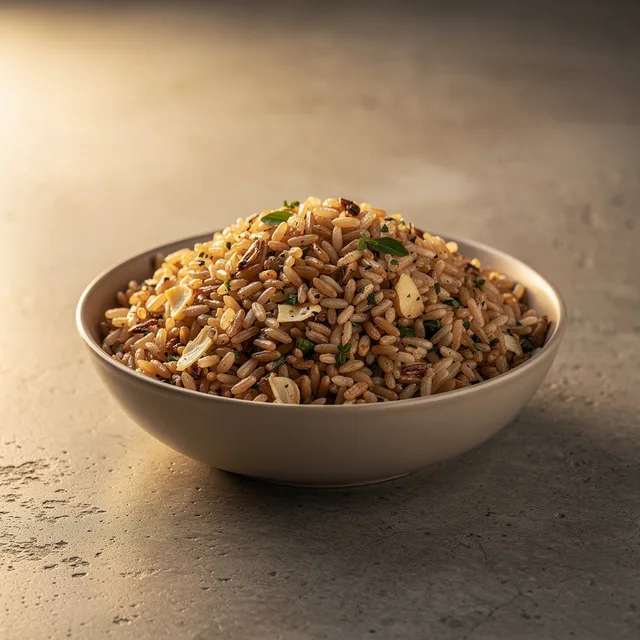 HarvestPulse Savory Garlic Herb Brown Rice Medley