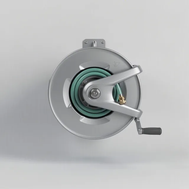 HoseNest Wall-Mount Hose Reel