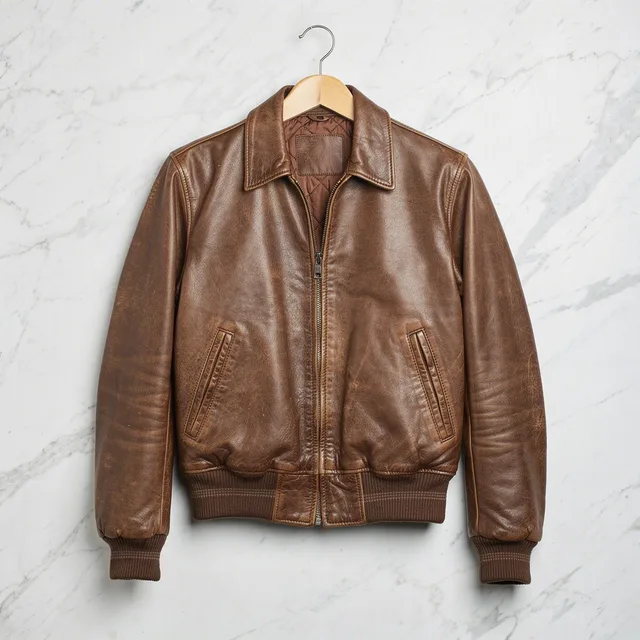 Leather Flight Jacket
