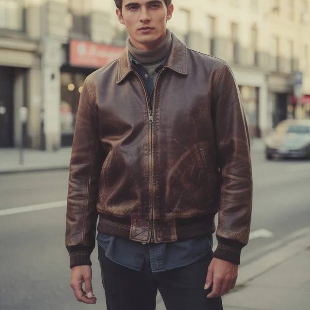 Leather Flight Jacket