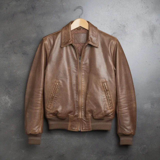 Leather Flight Jacket
