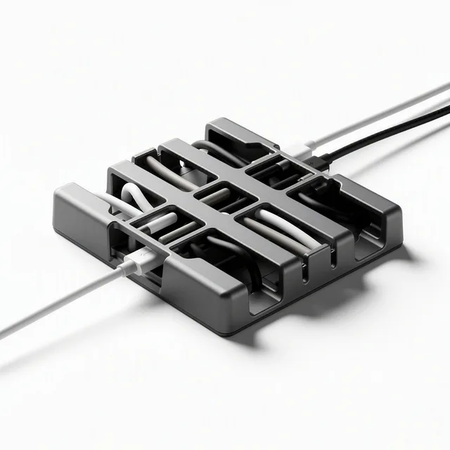 LoomLock SnapGrid Charging Cable Organizer