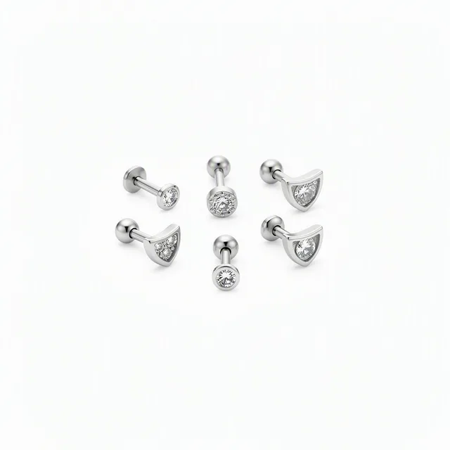 Lumière VelvetMist Face Piercing Studs