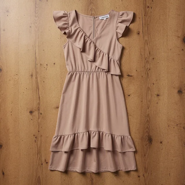 Lunavesta Ruffle Midi Dress