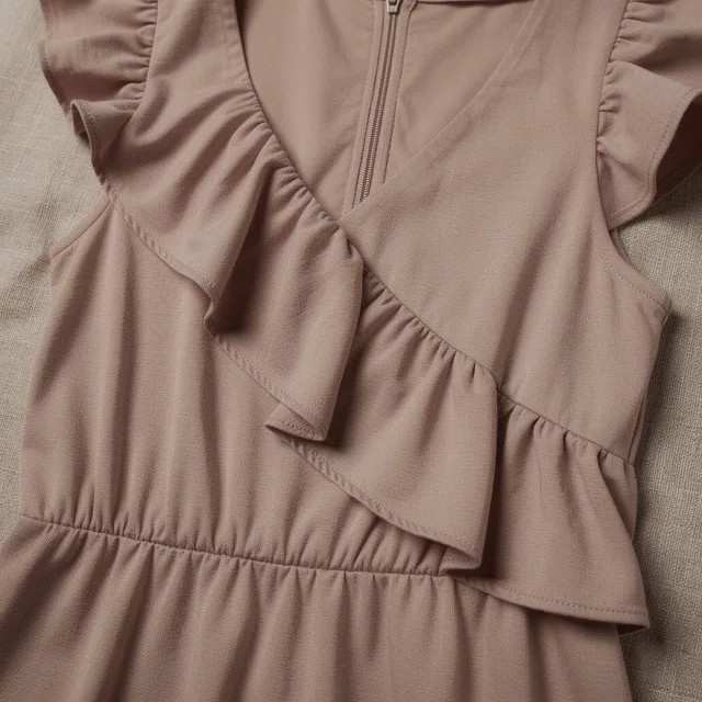 Lunavesta Ruffle Midi Dress