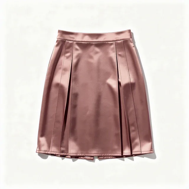 Lunavirea LuminaFlow Satin Slip Skirt