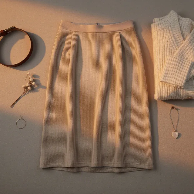 NimbriAire TexturaRib Midi Skirt
