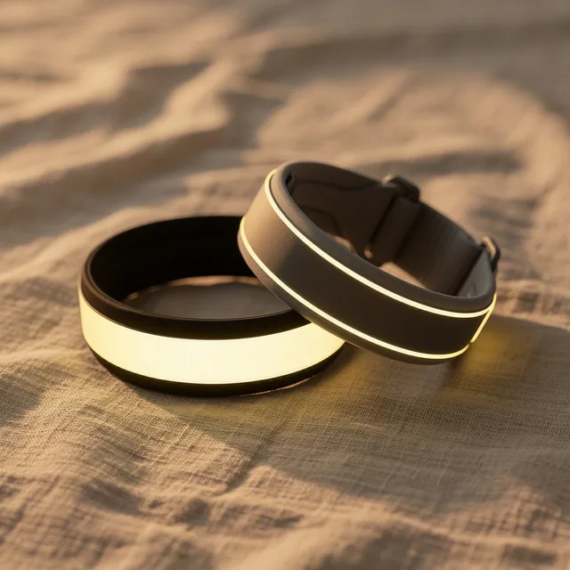 NimbusGlow NightRun Reflective Ankle Bands