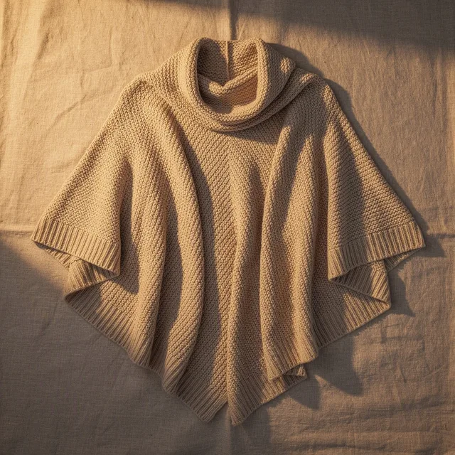 NimbusKnit CozyWrap Poncho