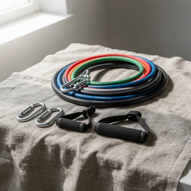NimbusKnurl CoreLift Resistance Band Set