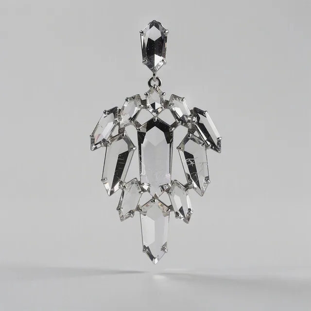 NimbusLoom CrystalCut Statement Earrings