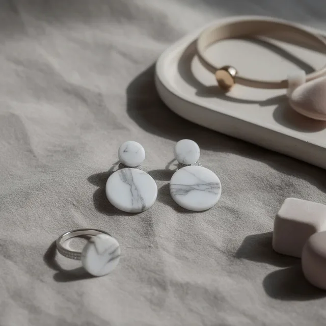 NovaMarble PrismCharm Earrings