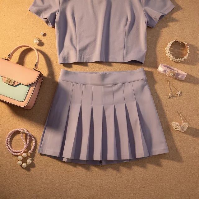 NovaSway Pleated Mini Skort