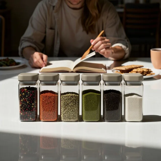 PantryParade Airtight Spice Saver Pod Set
