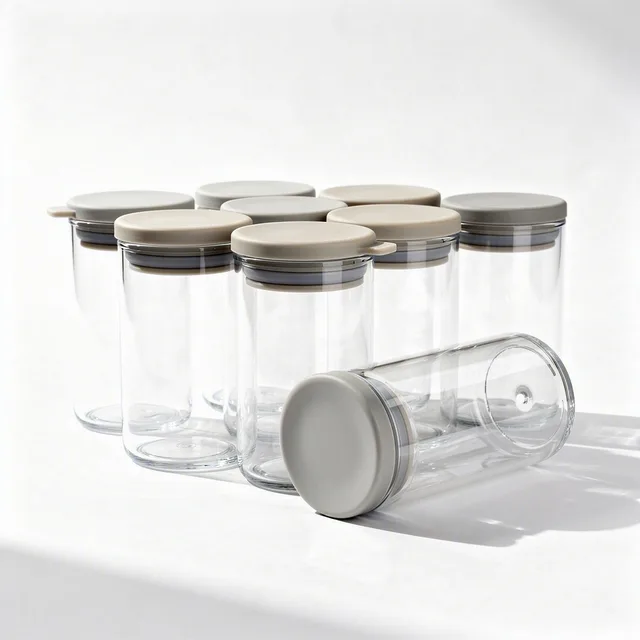 PantryPulse Airtight Spice Pod Set