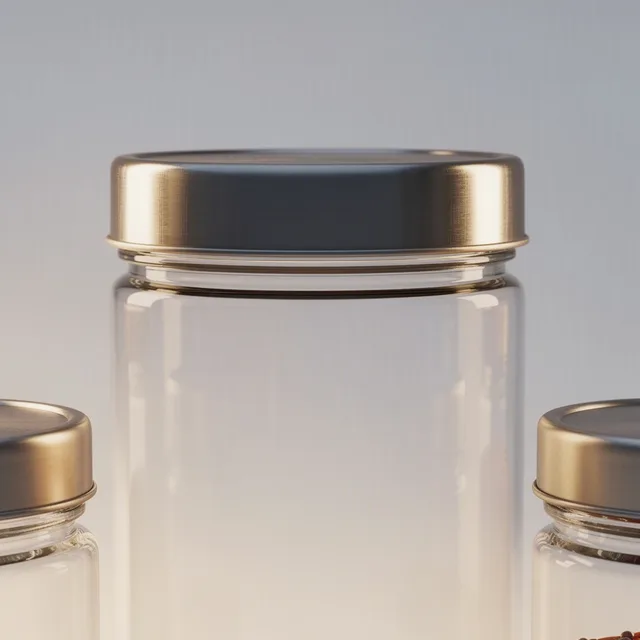 PantryPulse Airtight Spice Saver Jars