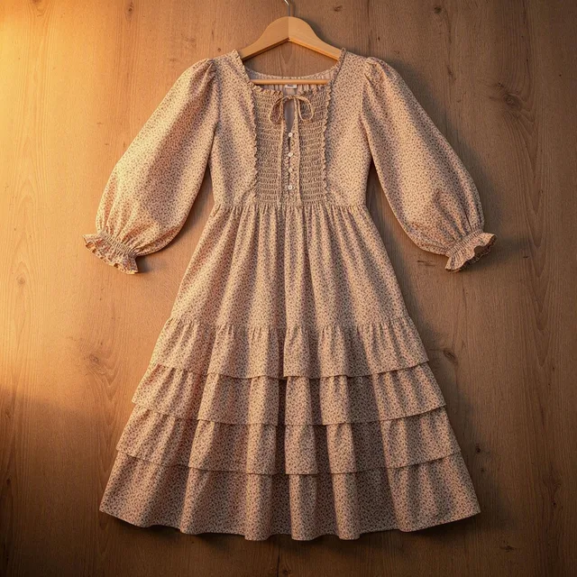 Prairie Cotton Midi Dress